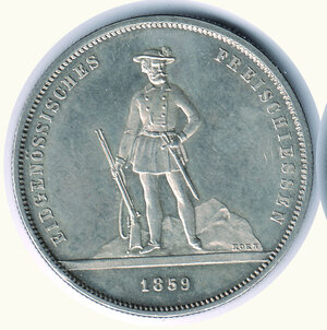 obverse: SVIZZERA - Tiri Federali - Zurigo 1859 - Catalogo Alfa 454.