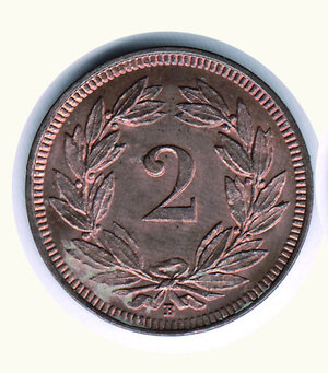 obverse: SVIZZERA Confederazione Elvetica - 2 Rappen 1913