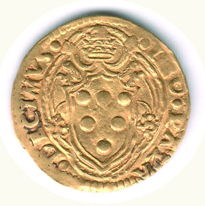 reverse: BOLOGNA - Leone X (1513-1521) - Ducato - MIR 651/6.