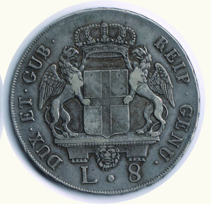 reverse: GENOVA - Dogi biennali - 8 Lire 1797.