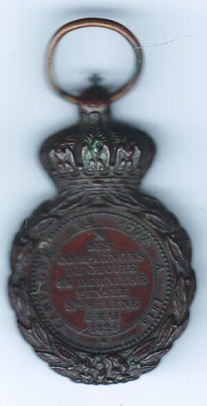 reverse: NAPOLEONE I - medaglia ai reduci delle campagne militari 1792-1815
