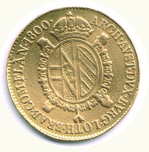 reverse: MILANO - Francesco II - Sovrano 1800.