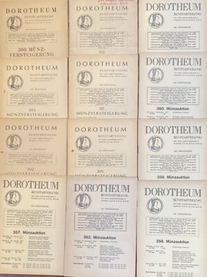 obverse: DOROTHEUM - Lotto di 12 listini anni  60  70. Ottimo stato