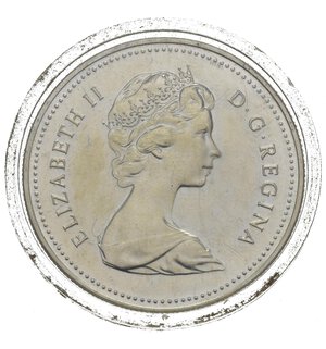 obverse: CANADA. Elisabetta II. Dollaro 1979. Ag. FDC