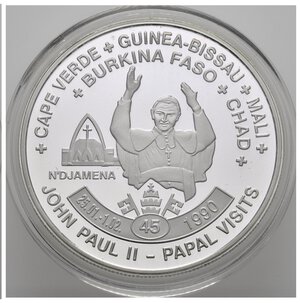 reverse: CONGO. Repubblica Democratica. 10 Francs 2007. Ag. Serie 