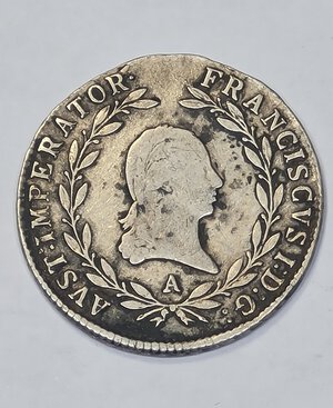 obverse: AUSTRIA. 20 KREUZER 1811 a C 28MM/6,44GR MB+.