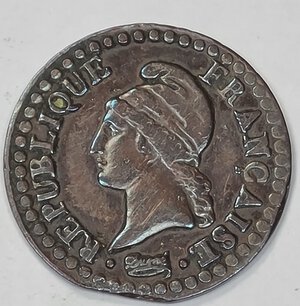 obverse: FRANCIA. 1 CENT 1798 a C 17,8MM/1,7GR QBB.