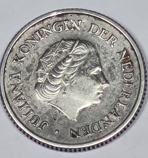 obverse: ANTILLE OLANDESI. 1/4 GULDEN 1937 C 19MM/3,63GR BB.