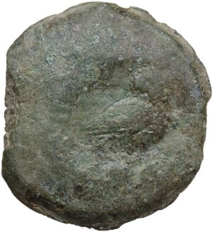 reverse: Etruria, Populonia. AE Sextans, 3rd century BC