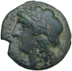 obverse: Central and Southern Campania, Neapolis. AE 19.5 mm. c. 275-250 BC