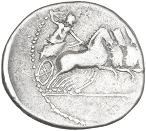 reverse: Gargilius, Ogulnius and Vergilius. . AR Denarius, 86 BC