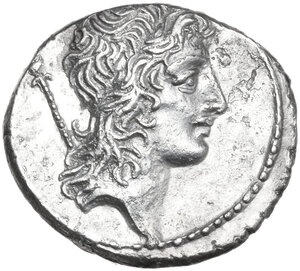 obverse: Q. Cassius Longinus. AR Denarius, 55 BC