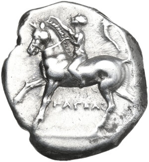 obverse: Southern Apulia, Tarentum. AR Nomos, 281-272 BC