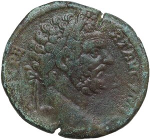 obverse: Septimius Severus (193-211).. AE Sestertius, 195-196