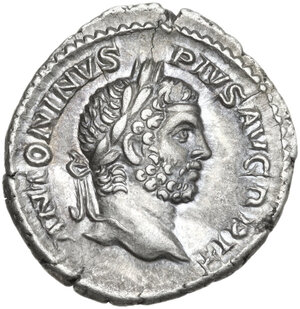 obverse: Caracalla (198-217).. AR Denarius, 210