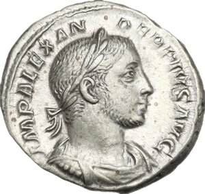 obverse: Severus Alexander (222-235).. AR Denarius, 231-235