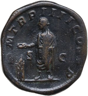 reverse: Severus Alexander (222-235).. AE Sestertius, Rome mint, 225 AD