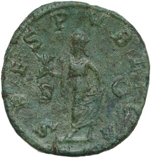 reverse: Severus Alexander (222-235 AD). AE Sestertius, 232 AD