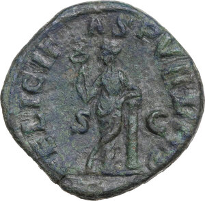 reverse: Julia Mamaea (died 235 AD).. AE Sestertius, 222-235