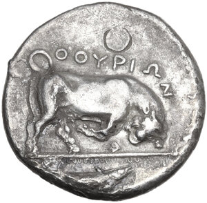 reverse: Southern Lucania, Thurium. AR Stater, c. 400-350 BC