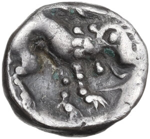 reverse: Cisalpine Gaul, Insubres. AR Drachm, imitation of Massalia, 2nd-1st century BC