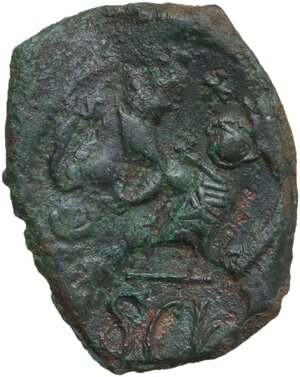obverse: Heraclius, with Heraclius Constantine (610-641).. AE Follis, Syracuse mint, 629-631