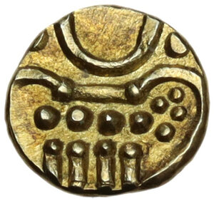 reverse: India.  Haidar Ali (1174-1197) (AD 1761-1782). AV Fanam