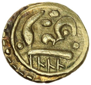 reverse: India.  Tipu Sultan (1197-1227) (AD 1782-1799). AV Fanam