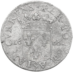 reverse: Italy.. AR Liugino anonimo, Fosdinovo  mint, 1666