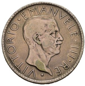 obverse: Regno d Italia. Vittorio Emanuele III (1900-1943). Roma. 20 lire Littore 1927 anno VI. Ag. Gig. 36. MB