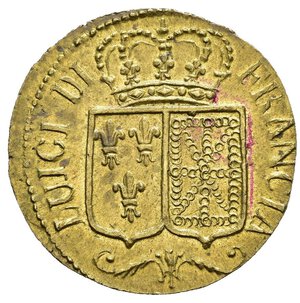 obverse: Pesi. Peso monetale Luigi di Francia. AE (7,63 g). SPL