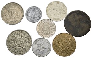 obverse: Monete del mondo. Lotto di 8 monete
