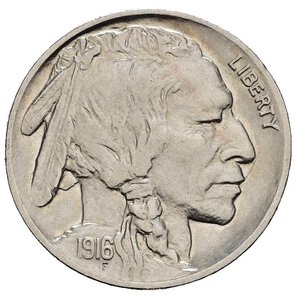 reverse: STATI UNITI. 5 cents 1916 