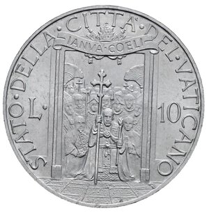 reverse: VATICANO. Pio XII (1939-1958). Giubileo 1950. 10 Lire 1950. FDC