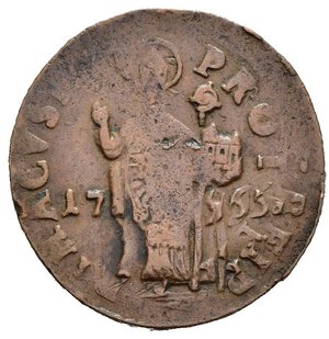obverse: CROAZIA, DALMAZIA. Ragusa (Dubrovnik). Repubblica (1358-1805). 3 soldi 1795 o 1796 (slittamento di conio in prossimità della data). Cu (4,44 g). KM#22. MB-BB