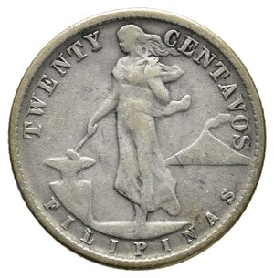 obverse: FILIPPINE - 20 Centavos argento 1944 