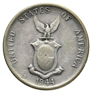 reverse: FILIPPINE - 20 Centavos argento 1944 