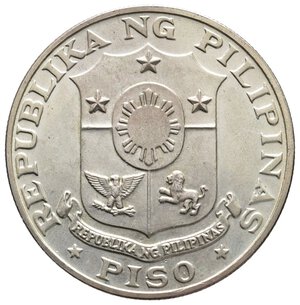reverse: FILIPPINE - 1 Peso argento AGUINALDO 1969