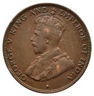 reverse: HONG KONG - George V - 1 Cent 1931