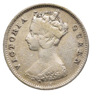 reverse: HONG KONG - Victoria  - 10 Cents argento 1900