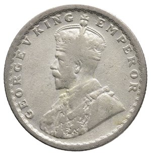 reverse: INDIA - George V - 1/2 Rupia argento 1927