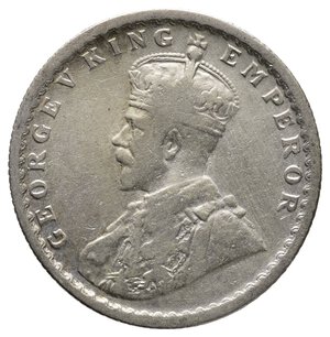 reverse: INDIA - George V - 1/2 Rupia argento 1924