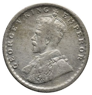 reverse: INDIA - George V - 1/2 Rupia argento 1925