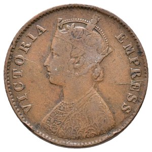 reverse: INDIA - Victoria Queen - Quarter Anna 1900