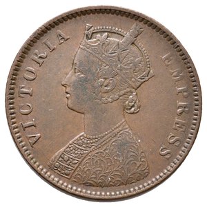 reverse: INDIA - Victoria Queen - Quarter Anna 1882