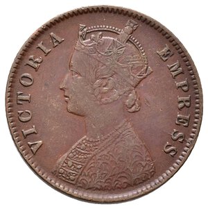 reverse: INDIA - Victoria Queen - Quarter Anna 1893