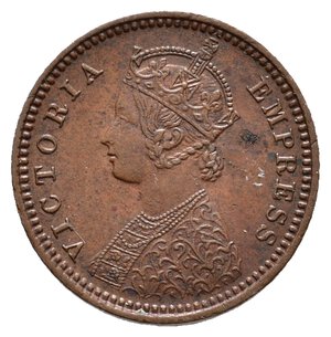 reverse: INDIA - Victoria Queen - 1/12 Anna 1897
