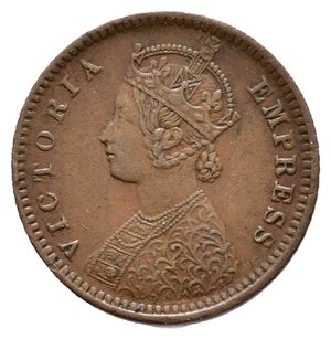 reverse: INDIA - Victoria Queen - 1/12 Anna 1886