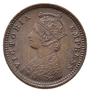 reverse: INDIA - Victoria Queen - 1/12 Anna 1895