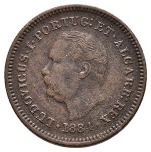 reverse: INDIA PORTOGHESE - 1/8 De Tanga 1884